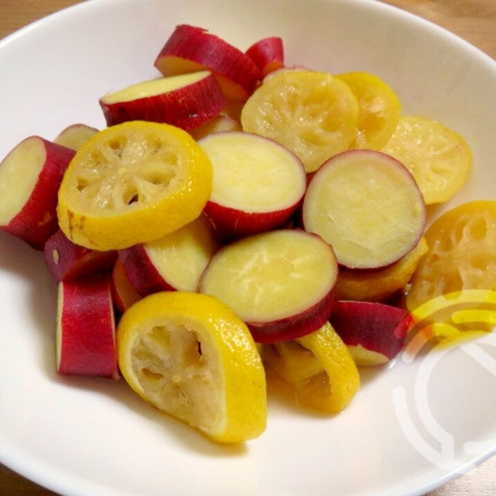 サツマイモの柚子煮